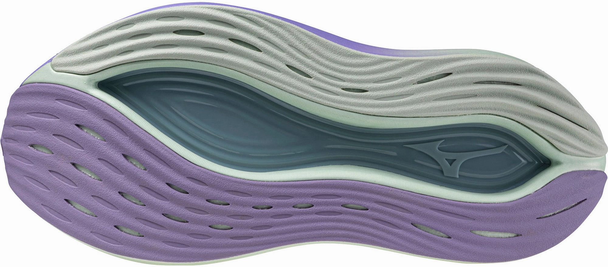 Precision Bonded Overlays Ankle Collar Padding Mizuno Neo Vista Womens Running Shoes - Grey