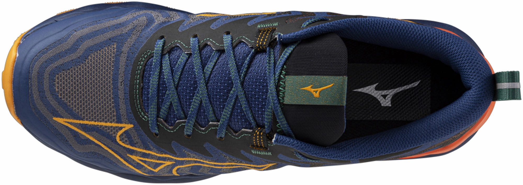 Adaptive Fit Smart Stylewear Mizuno Wave Daichi 8 Mens Trail Running Shoes - Blue