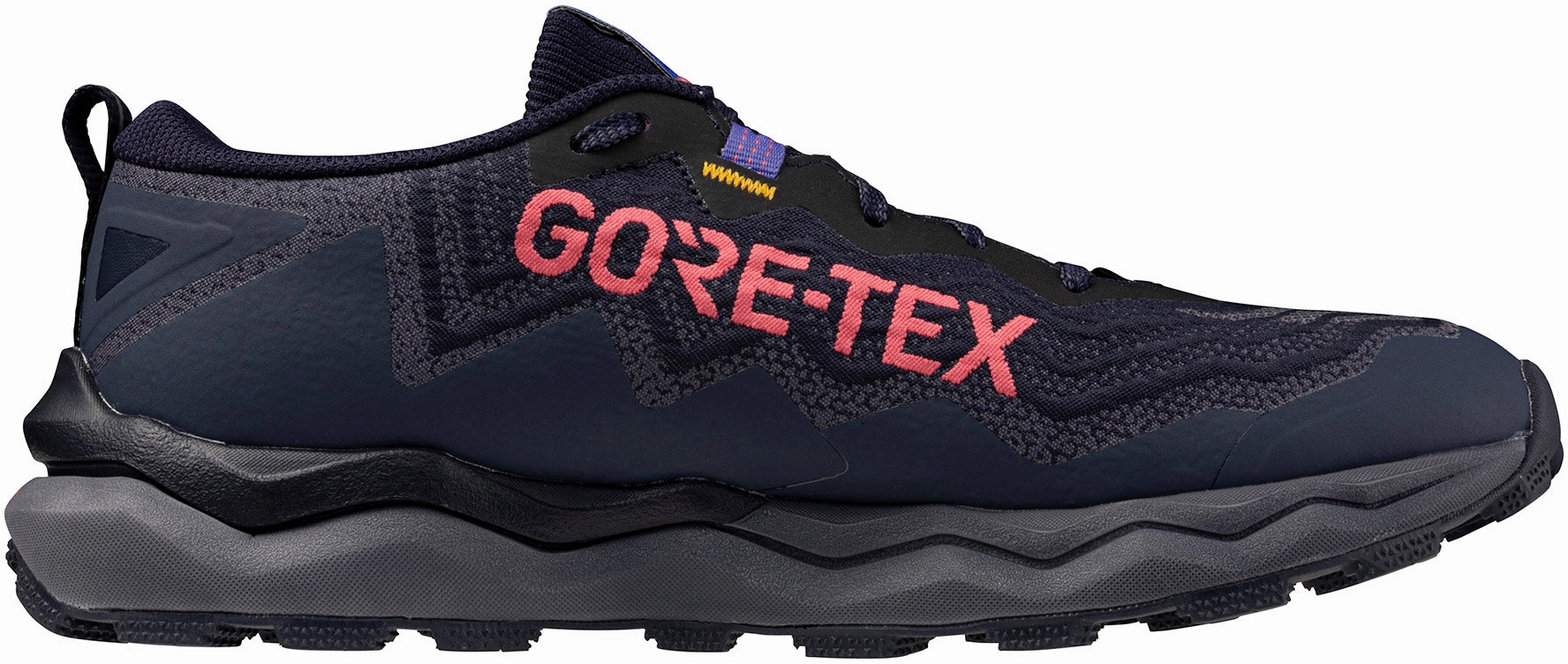 Mizuno Wave Daichi 9 GORE-TEX Womens Trail Running Shoes - Blue sports performance Lockdown Heel