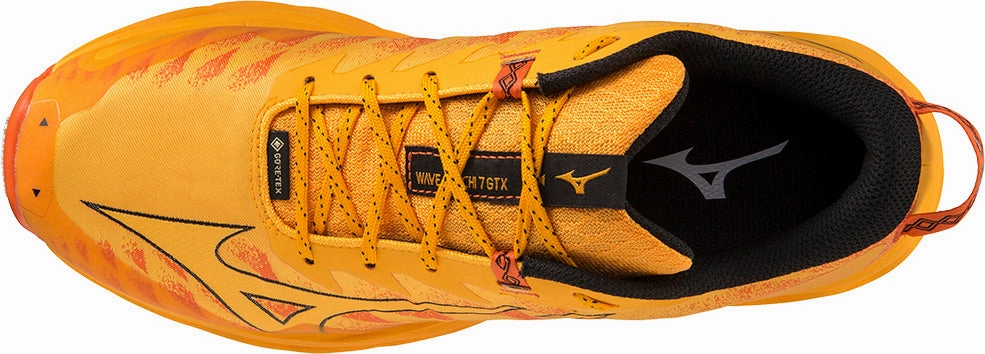 Feel Light Cushion Layer Mizuno Wave Daichi GORE-TEX Mens Trail Running Shoes - Orange