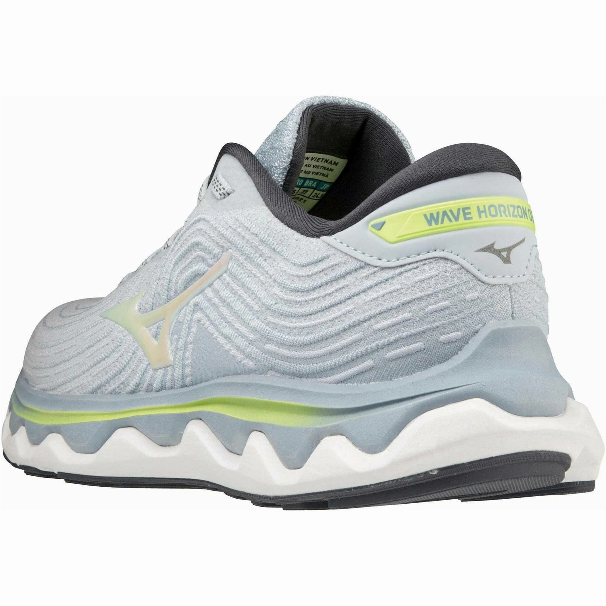 Mizuno Wave Horizon 6 Womens Running Shoes - Blue Hybrid Sole Flex Zone Design