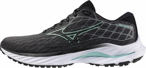 Orthopedic friendly Mizuno Wave Inspire 20 Womens Running Shoes - Grey