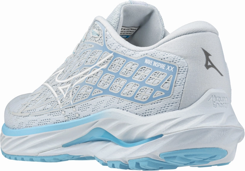 Easy Run Mizuno Wave Inspire 20 Womens Running Shoes - White