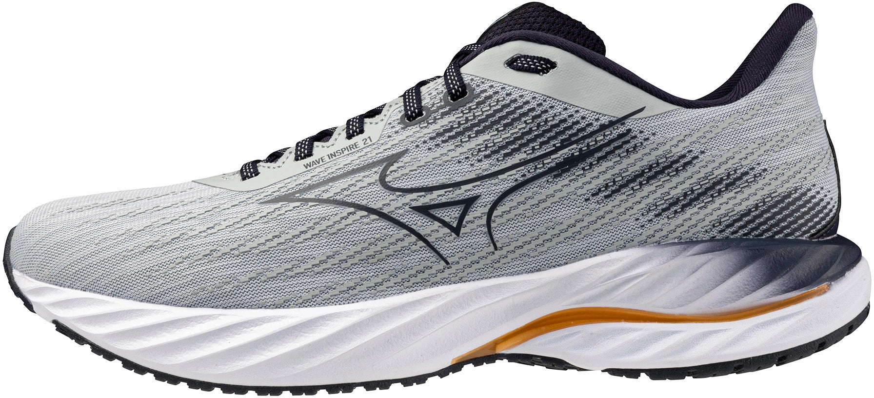Basic Appeal Mizuno Wave Inspire 21 Mens Running Shoes - Grey