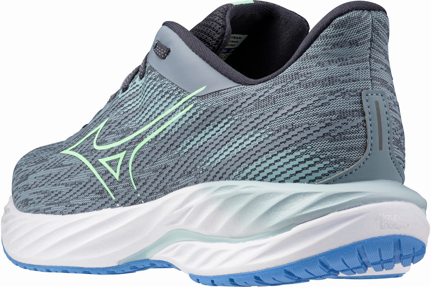 Mizuno Wave Inspire 21 Mens Running Shoes - Grey Padded shock absorption Bold materials