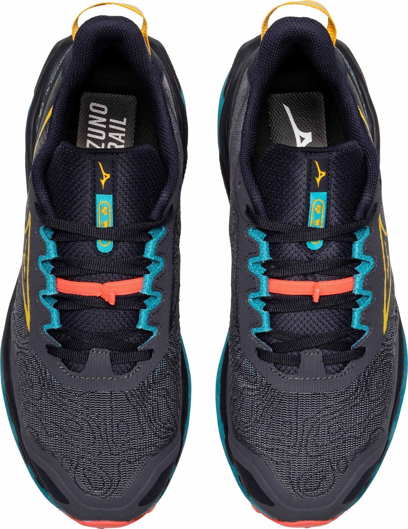 Responsive Midsole Layered silhouette Mizuno Wave Mujin 11 Mens Trail Running Shoes - Grey