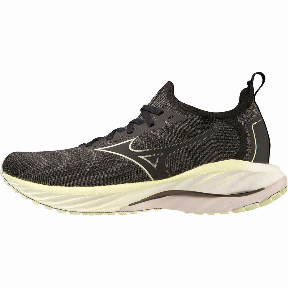 Mizuno Wave Neo Wind Womens Running Shoes - Black Grip Ready