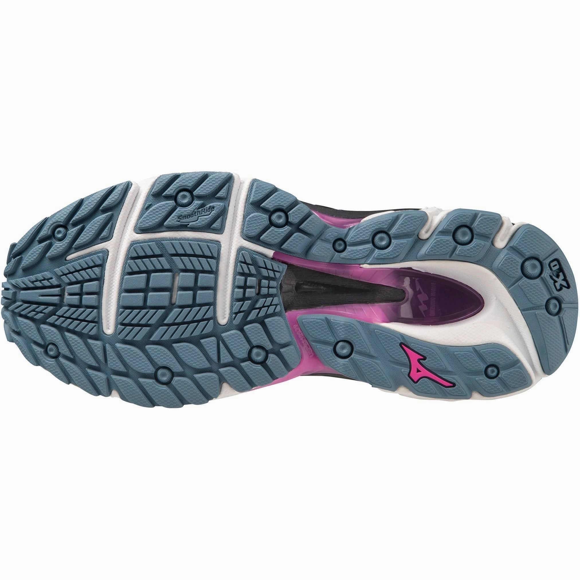 Mizuno Wave Paradox 5 Womens Running Shoes - Black Mesh Upper Stitchless Construction