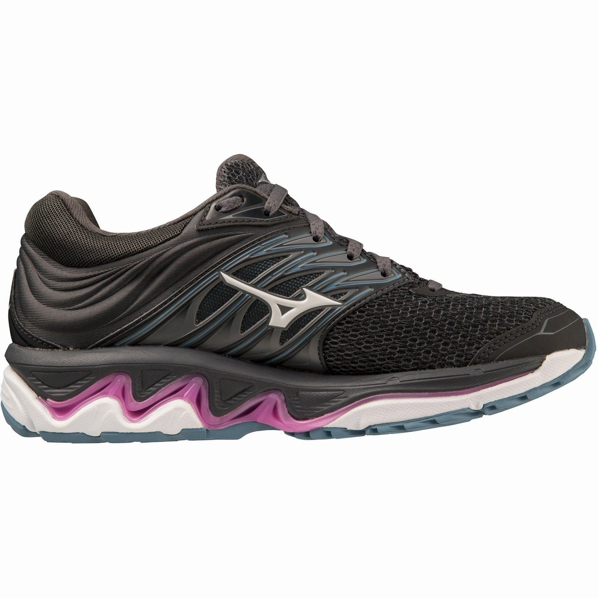 Speed Form Shock dispersion Mizuno Wave Paradox 5 Womens Running Shoes - Black