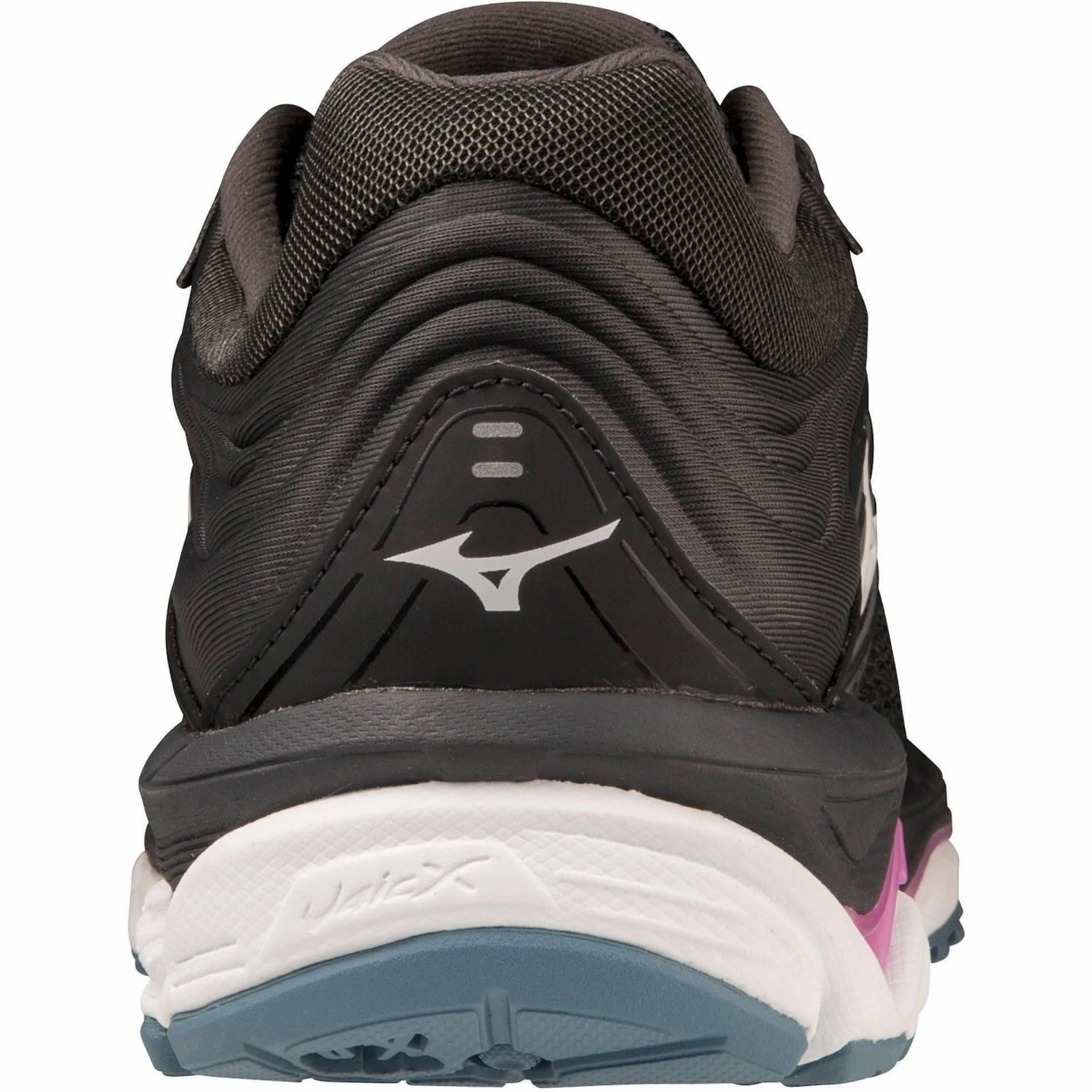 Mizuno Wave Paradox 5 Womens Running Shoes - Black Heel To Toe Drop Shock   Dispersion