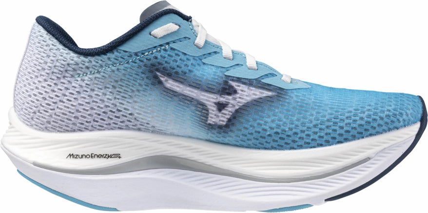 Mizuno Wave Rebellion Flash 2 Womens Running Shoes - Blue Anti Slip Insole Hyper Breathable Upper