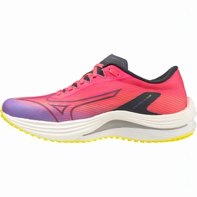 Mizuno Wave Rebellion Flash Womens Running Shoes - Pink Dynamic Sole