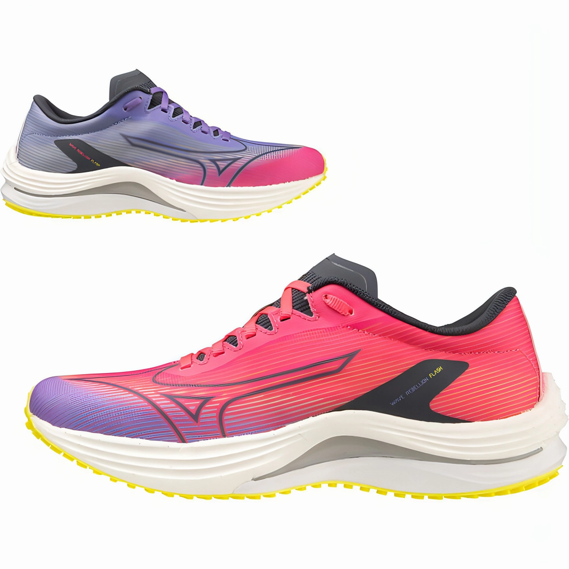 Mizuno Wave Rebellion Flash Womens Running Shoes - Pink Durable TPU