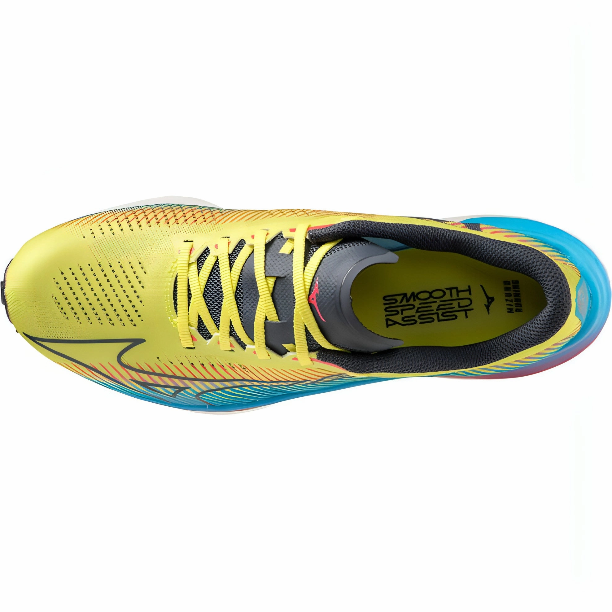 Mizuno Wave Rebellion Pro Mens Running Shoes - Yellow Push Forward Breathable fabric