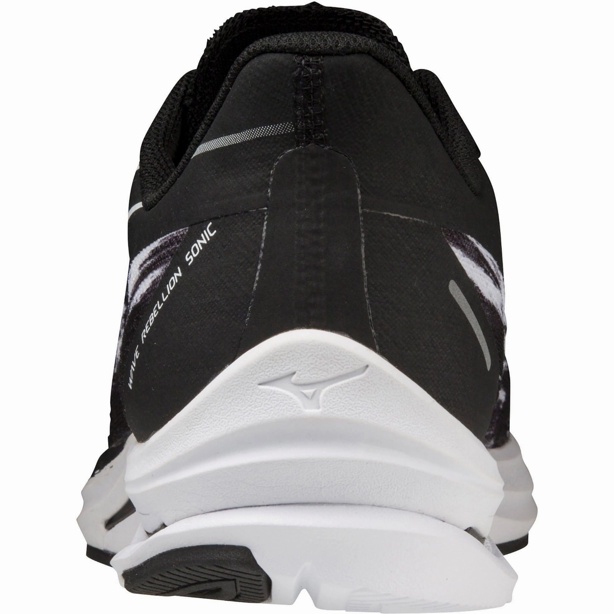 Mizuno Wave Rebellion Sonic Running Shoes - Black AntiOdor MoistureWicking