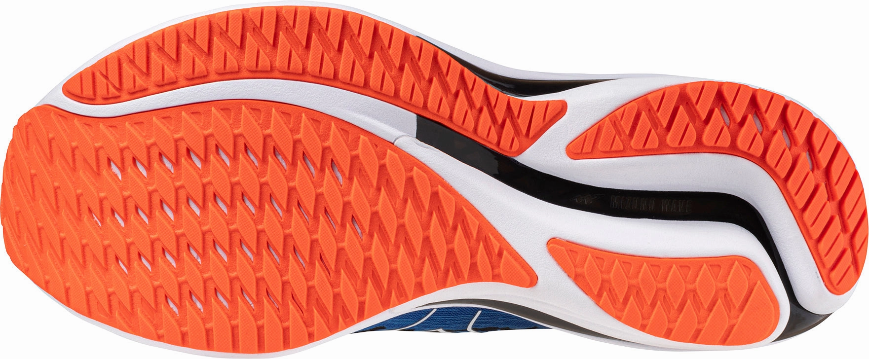 Responsive Foam Core Oversized Tongue Mizuno Wave Rider 28 Mens Running Shoes - Blue