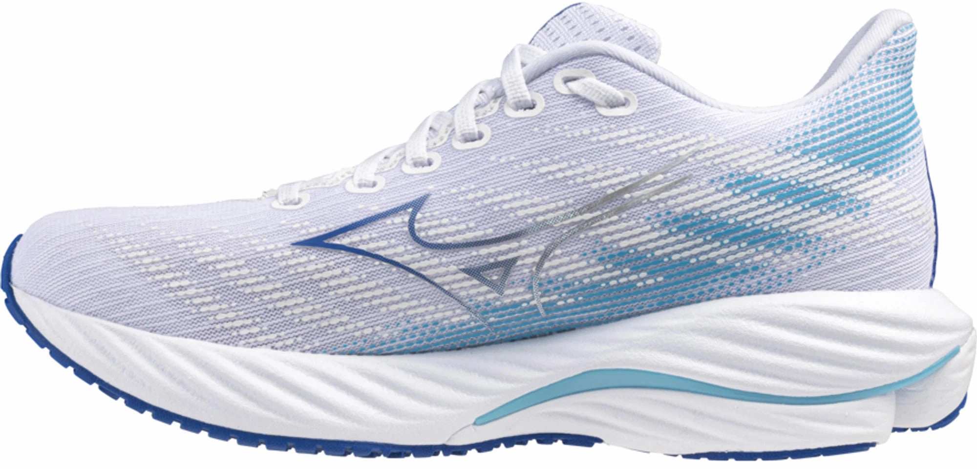Comfort seekers windproof Mizuno Wave Rider 28 Womens Running Shoes - White