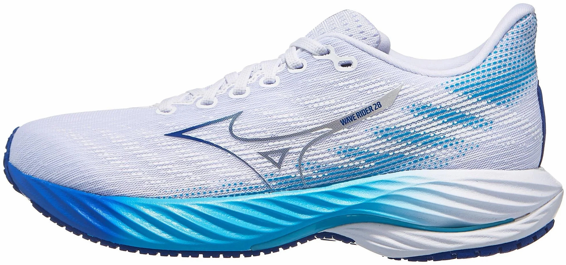 Mizuno Wave Rider 28 Womens Running Shoes - White Easy performance Designer Style