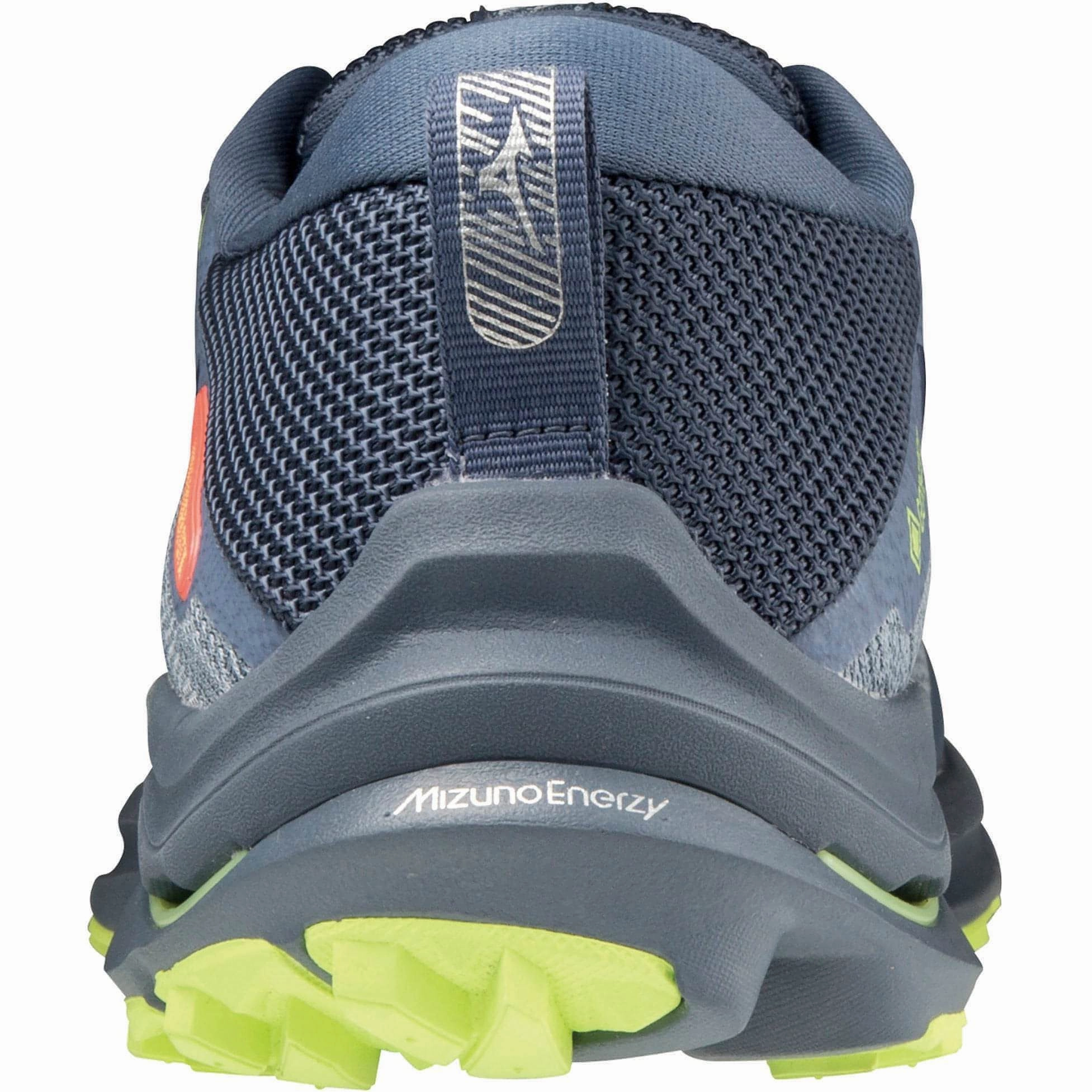 quick dry Velcro Strap Mizuno Wave Rider GORE-TEX Womens Running Shoes - Blue