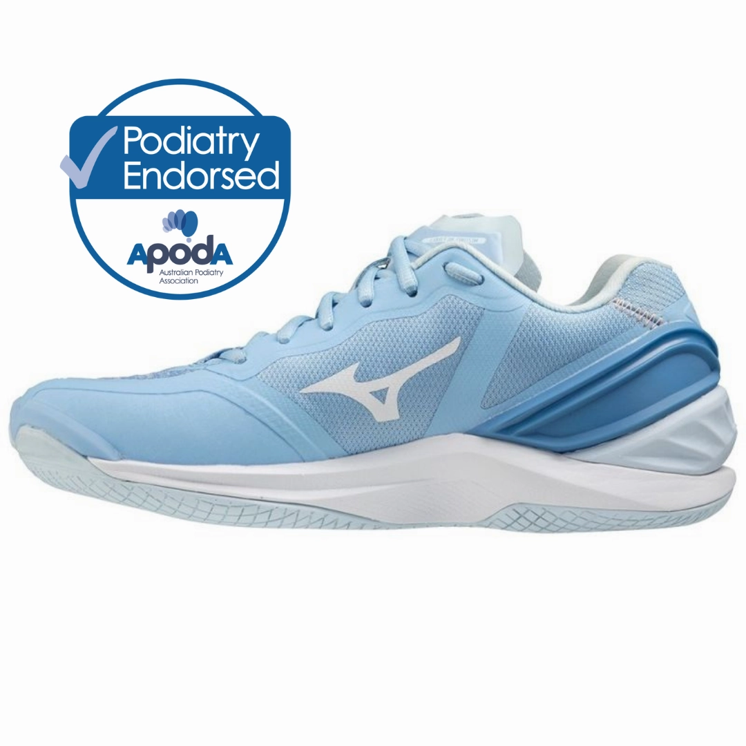 Sporty Look Mizuno Wave Stealth Neo Womens Netball Shoes