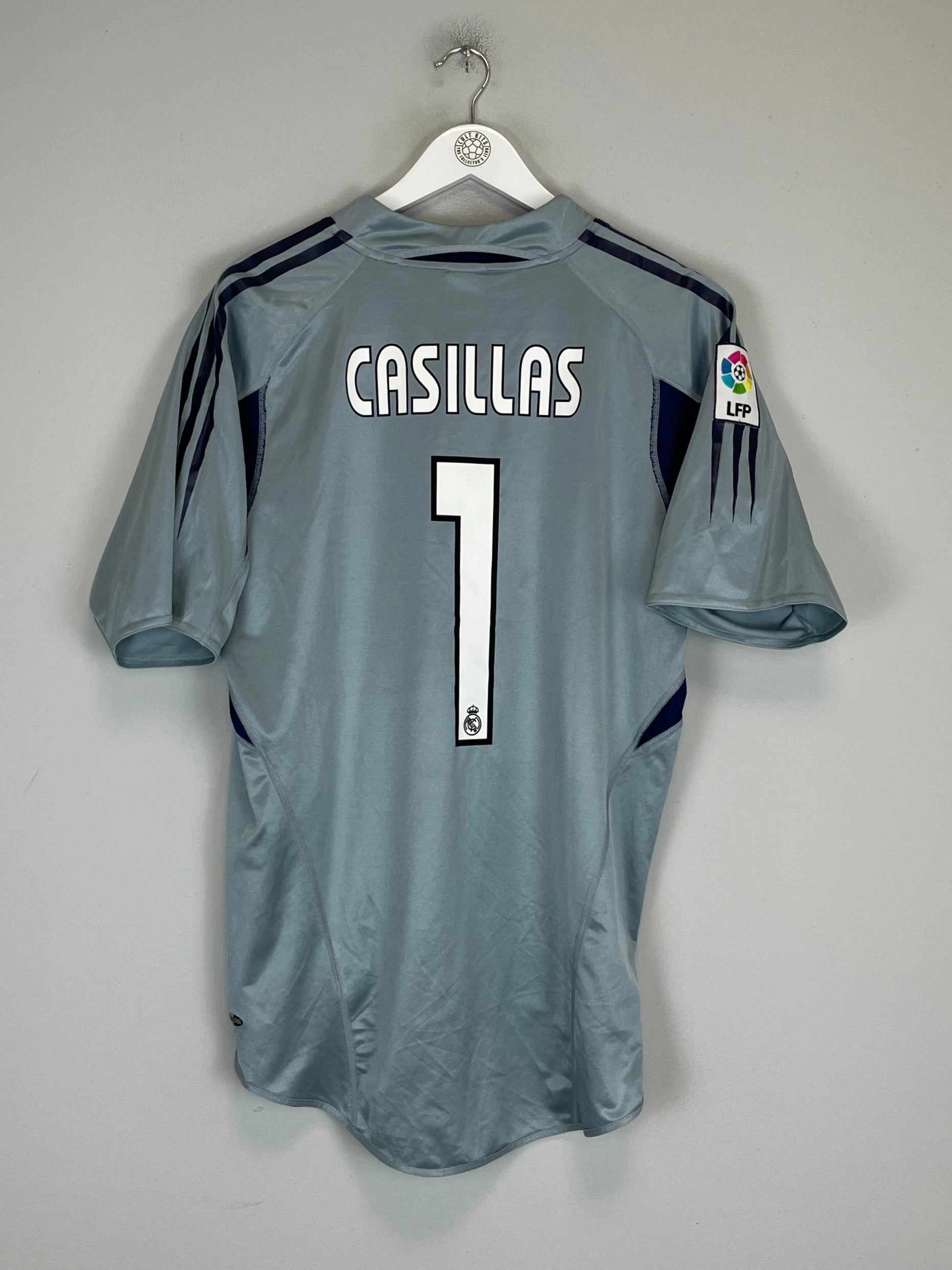 Total Ease Quick Recovery Fabric 2004/05 REAL MADRID CASILLAS #1 GK SHIRT (M) ADIDAS