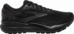 Brooks Ghost 16 NARROW FIT Womens Running Shoes - Black Energy Returning Technology