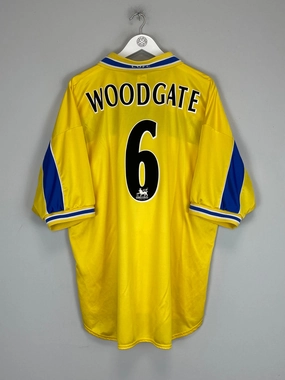 1999/00 LEEDS UNITED WOODGATE #6 THIRD SHIRT (XXL) PUMA Non Chafe Seams Reliable Fit