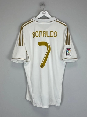 2011/12 REAL MADRID RONALDO #7 HOME SHIRT (XL) ADIDAS Comfort Stretch