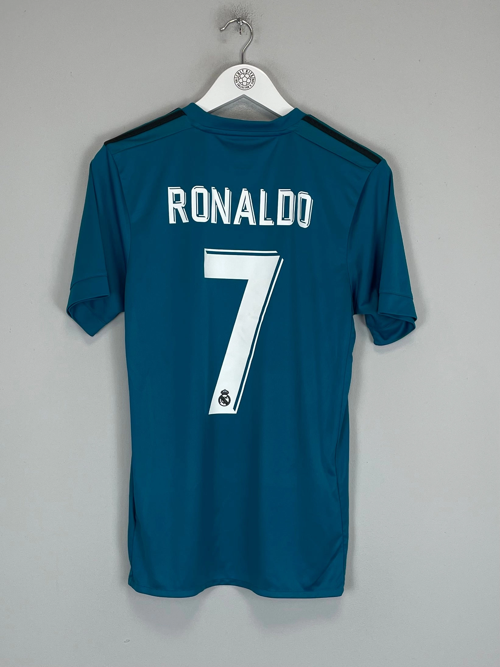 Air Optimized Unstructured Silhouette 2017/18 REAL MADRID RONALDO #7 THIRD SHIRT (S) ADIDAS
