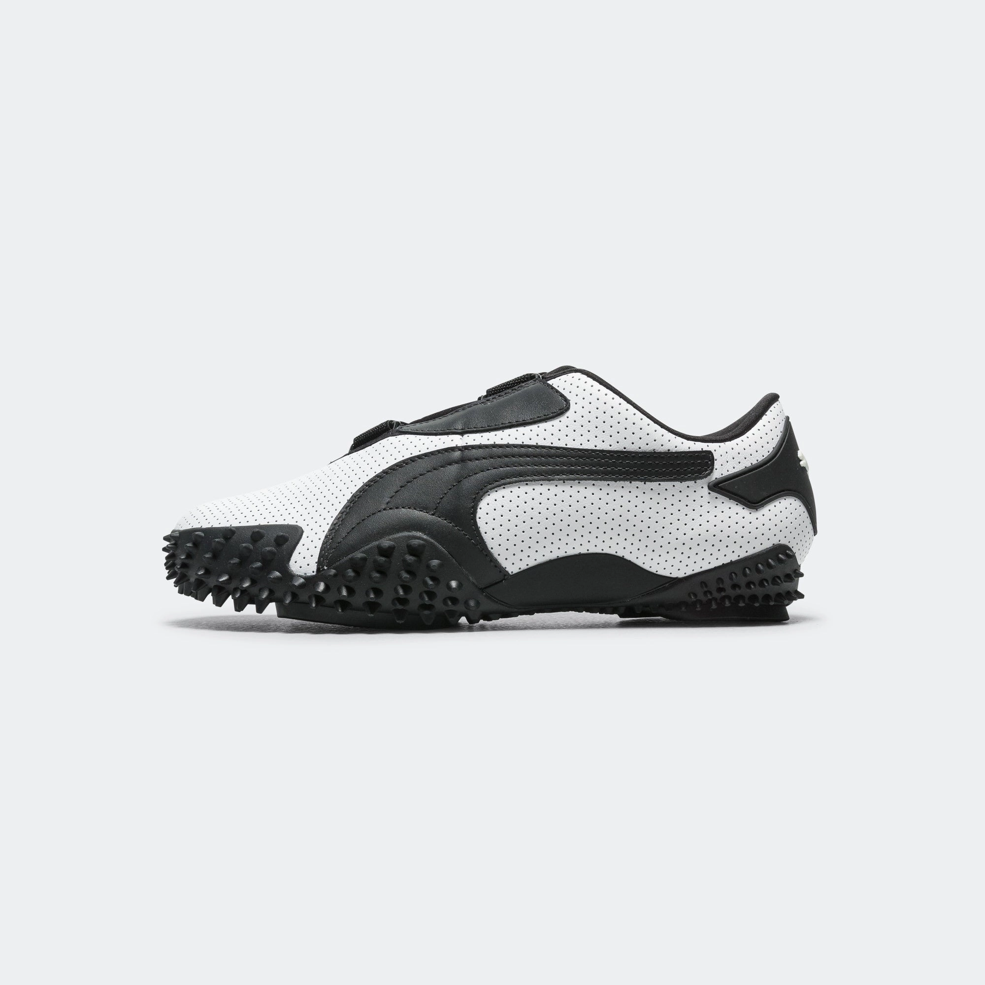 Mostro Perf - White/Black Textured Grip Surface High Top Support