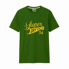 Comfortable And Versatile Boat Neck Super Dry Men Green Round Neck T shirt