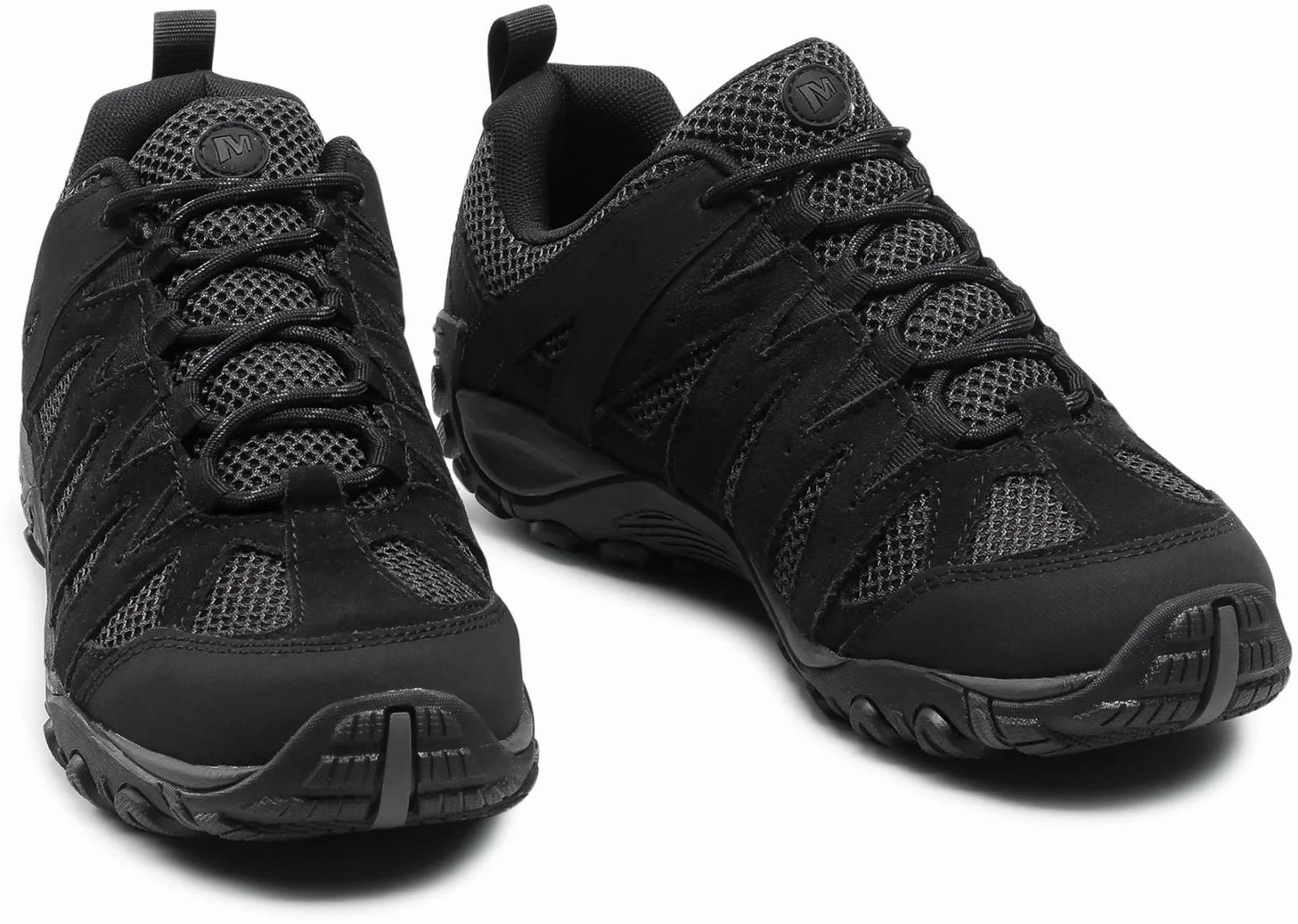 Merrell Accentor 2 Vent Mens Walking Shoes - Black Comfortable Trekking