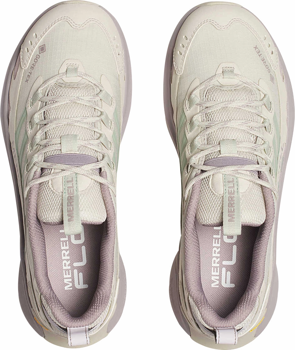 Comfort Trekking Gear Heavy Cushioning Merrell Moab Speed 2 GORE-TEX Womens Walking Shoes - Cream