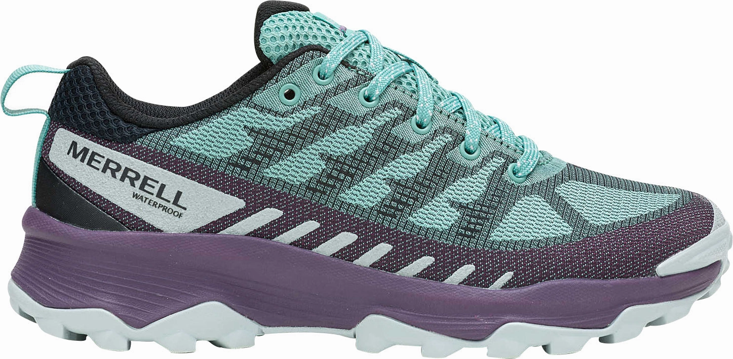 Merrell Speed Eco Waterproof Womens Walking Shoes - Green Nature Trek