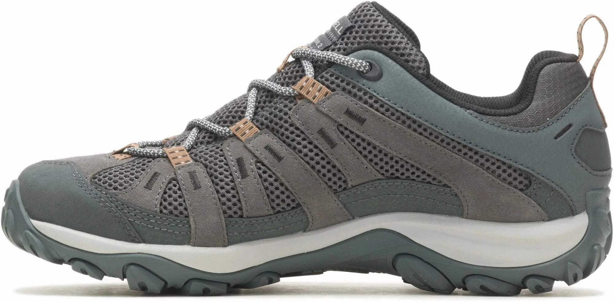 Traction Trail Adventure Merrell Alverstone 2 Mens Walking Shoes - Grey