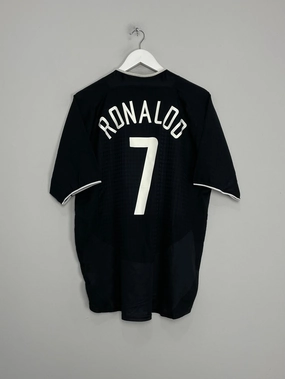 Performance Gear 2003/05 MANCHESTER UNITED RONALDO #7 AWAY SHIRT (L) NIKE