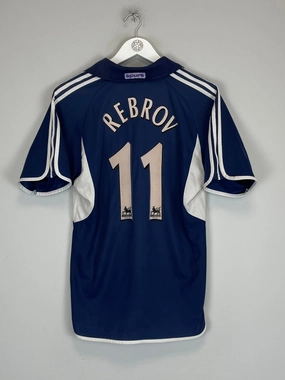 Durable Double Stitched Seams 2000/01 TOTTENHAM REBROV #11 AWAY SHIRT (S) ADIDAS