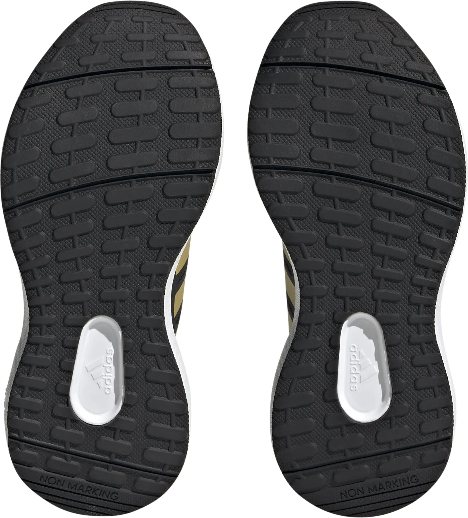 adidas Fortarun 2.0 Junior Running Shoes - Black Elastic Lacing Heel Support