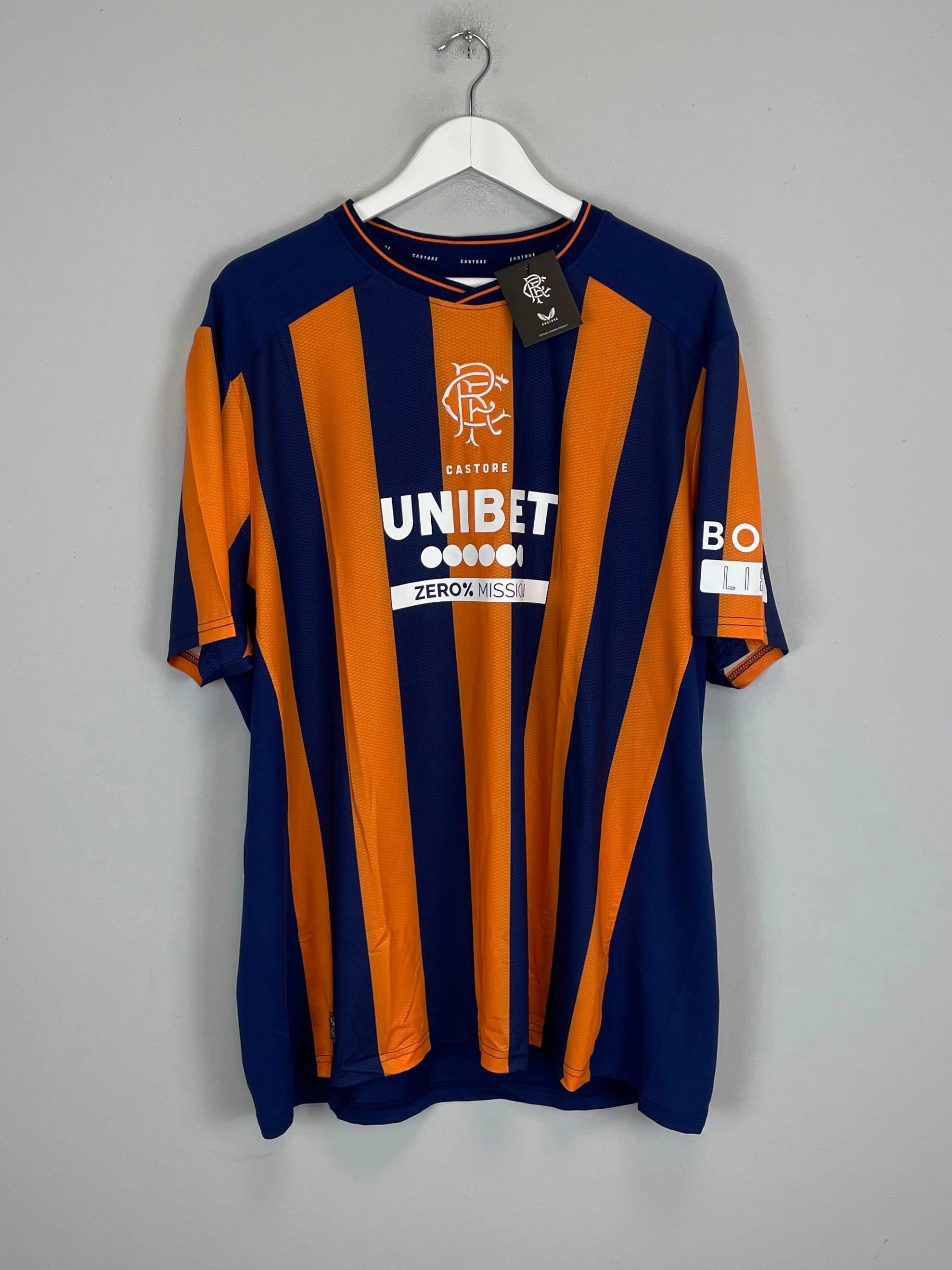 2023/24 Rangers *BNWT* Third Shirt (XXXL) Castore Thermoregulating Lining Smooth Zone Paneling