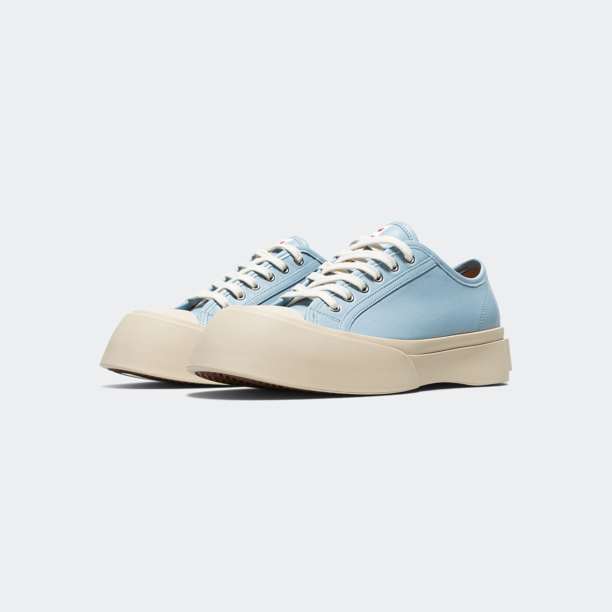 Smooth Fit Comfortable Wear Nappa Leather Pablo Sneaker - Light Blue