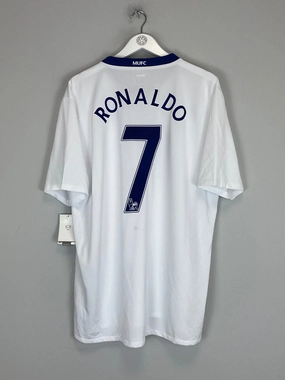 Color Blocked 2008/09 MANCHESTER UNITED RONALDO #7 *BNWT* AWAY SHIRT (XXL) NIKE