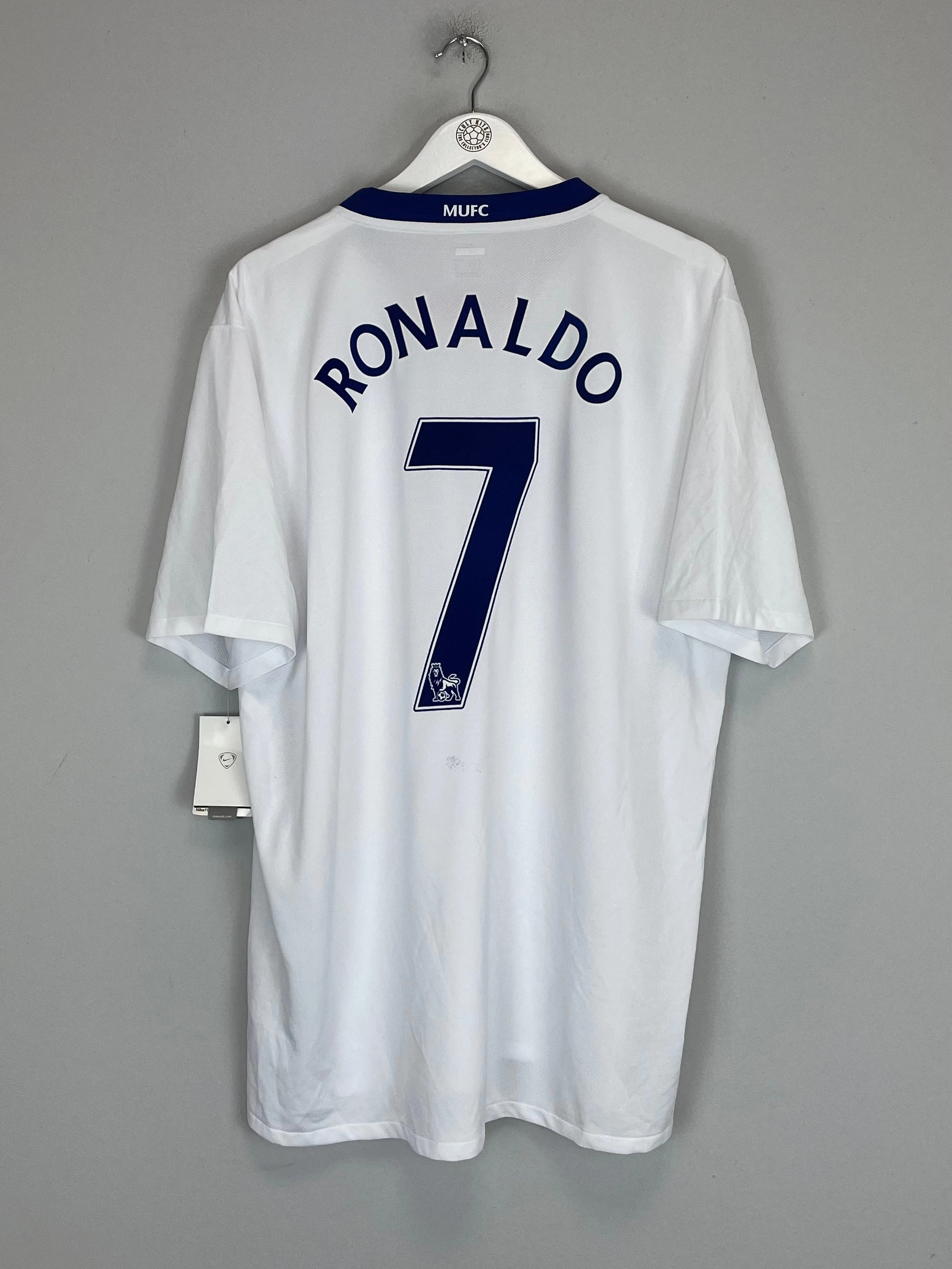 Color Blocked 2008/09 MANCHESTER UNITED RONALDO #7 *BNWT* AWAY SHIRT (XXL) NIKE