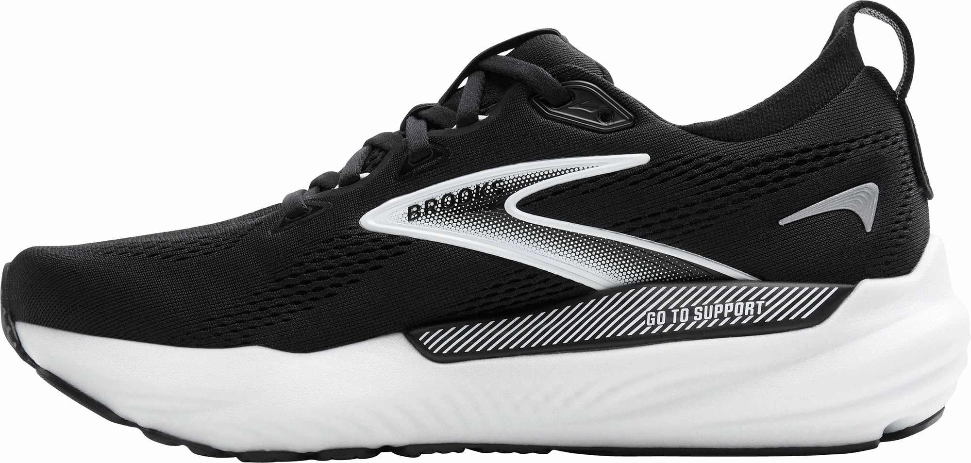 Balanced Design Brooks Glycerin GTS 22 WIDE FIT Womens Running Shoes - Black