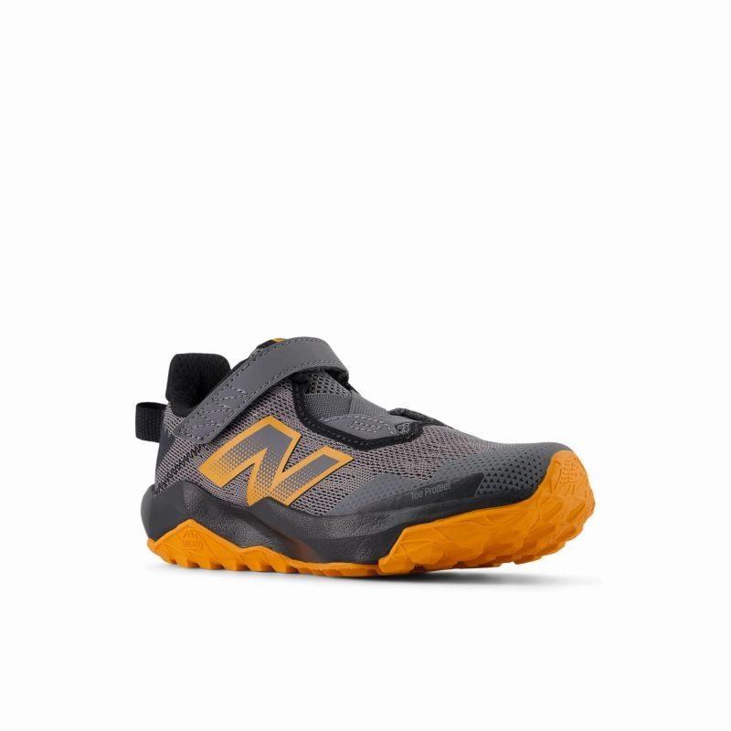 Snug Heel Lock New Balance DynaSoft Nitrel v6 PS Kids Trail Running Shoes