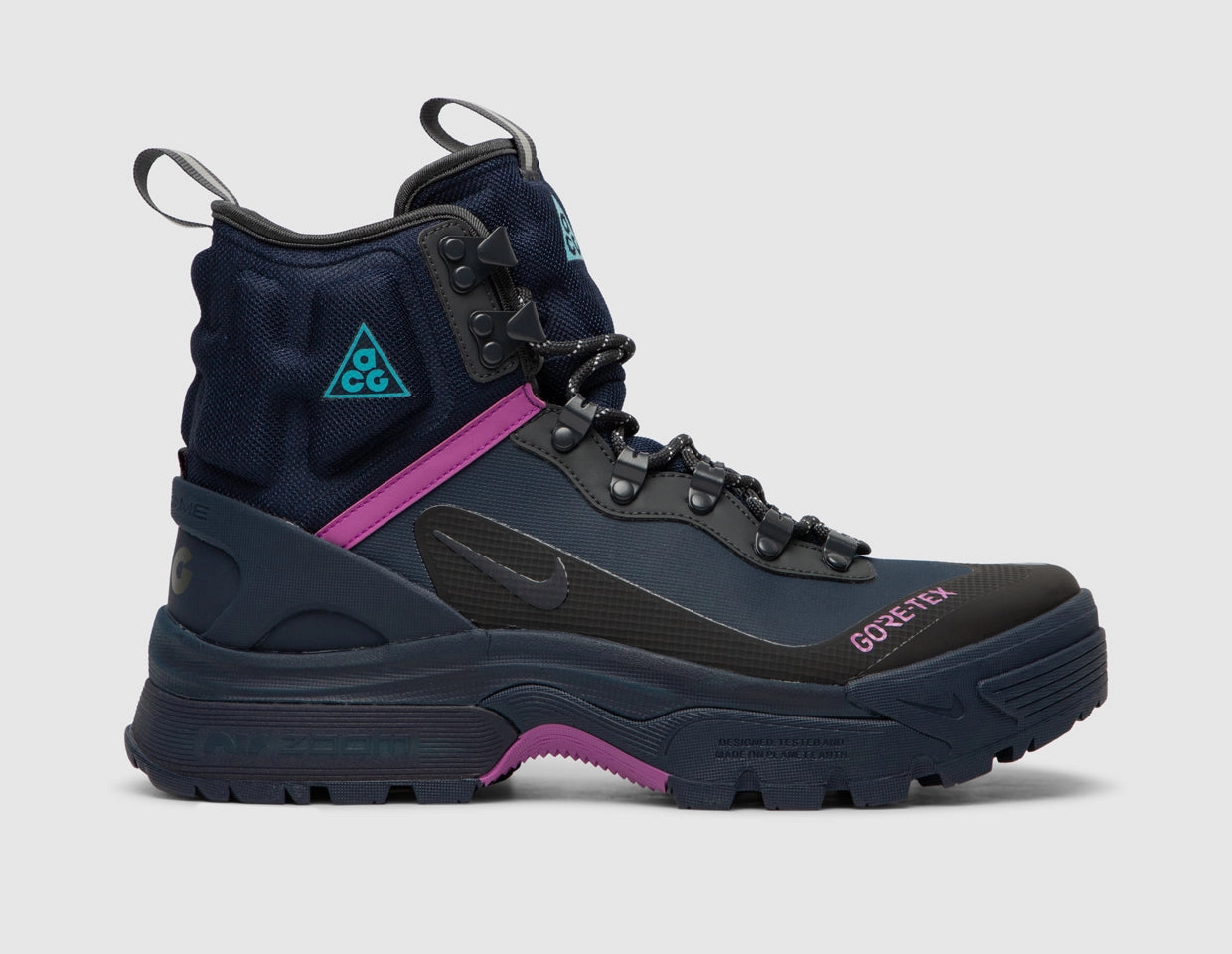 Nike ACG Air Zoom Gaiadome GORE-TEX Obsidian / Teal Nebula - Anthracite Style Casual Durable flexibility
