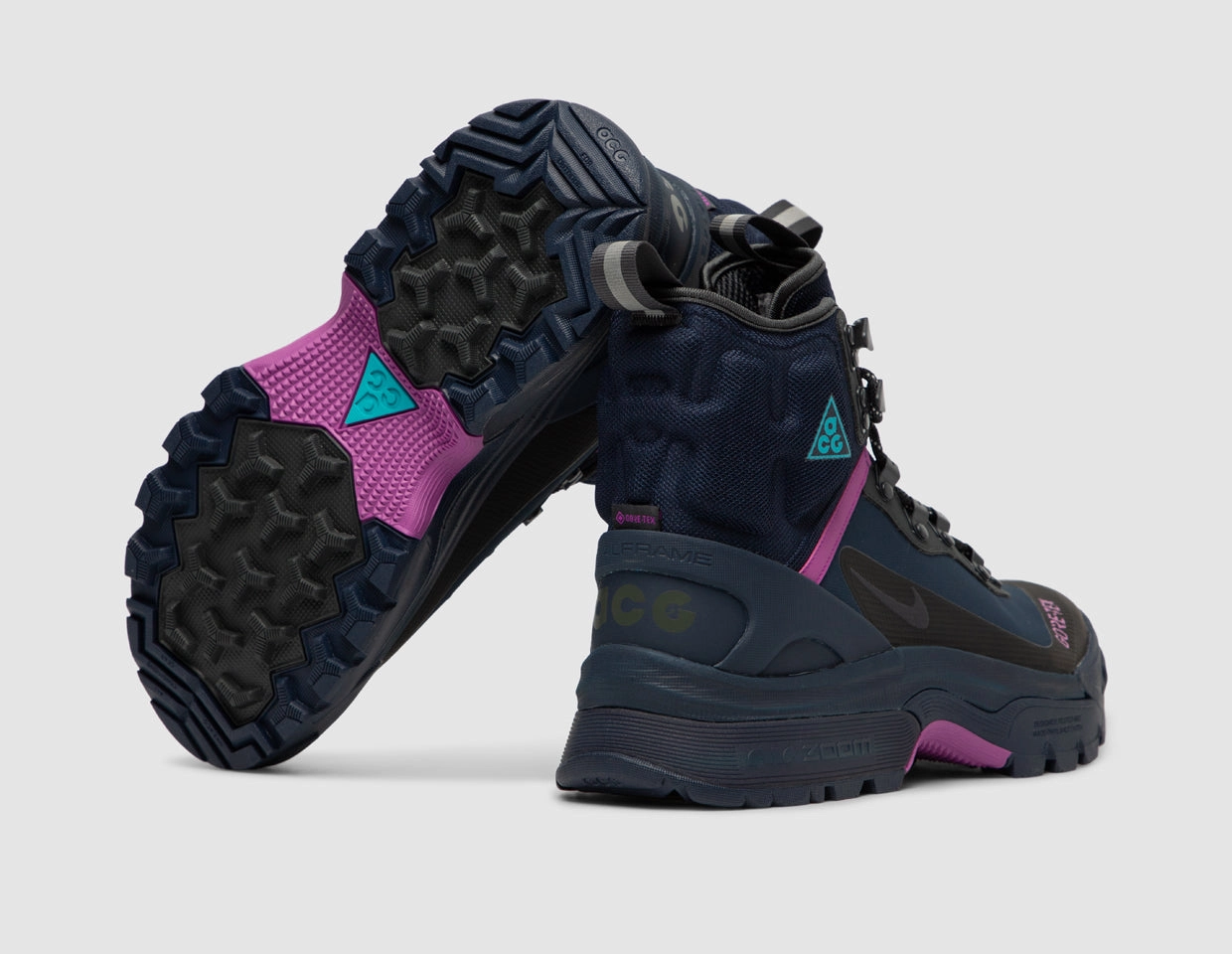 Nike ACG Air Zoom Gaiadome GORE-TEX Obsidian / Teal Nebula - Anthracite Arch Technology