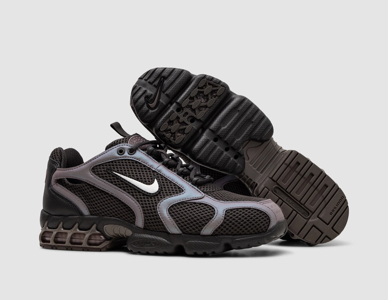 Nike Air Zoom Spiridon Cage 2 / Medium Ash / Metallic Silver - Taupe Grey Sturdy flexibility Lightweight Framework