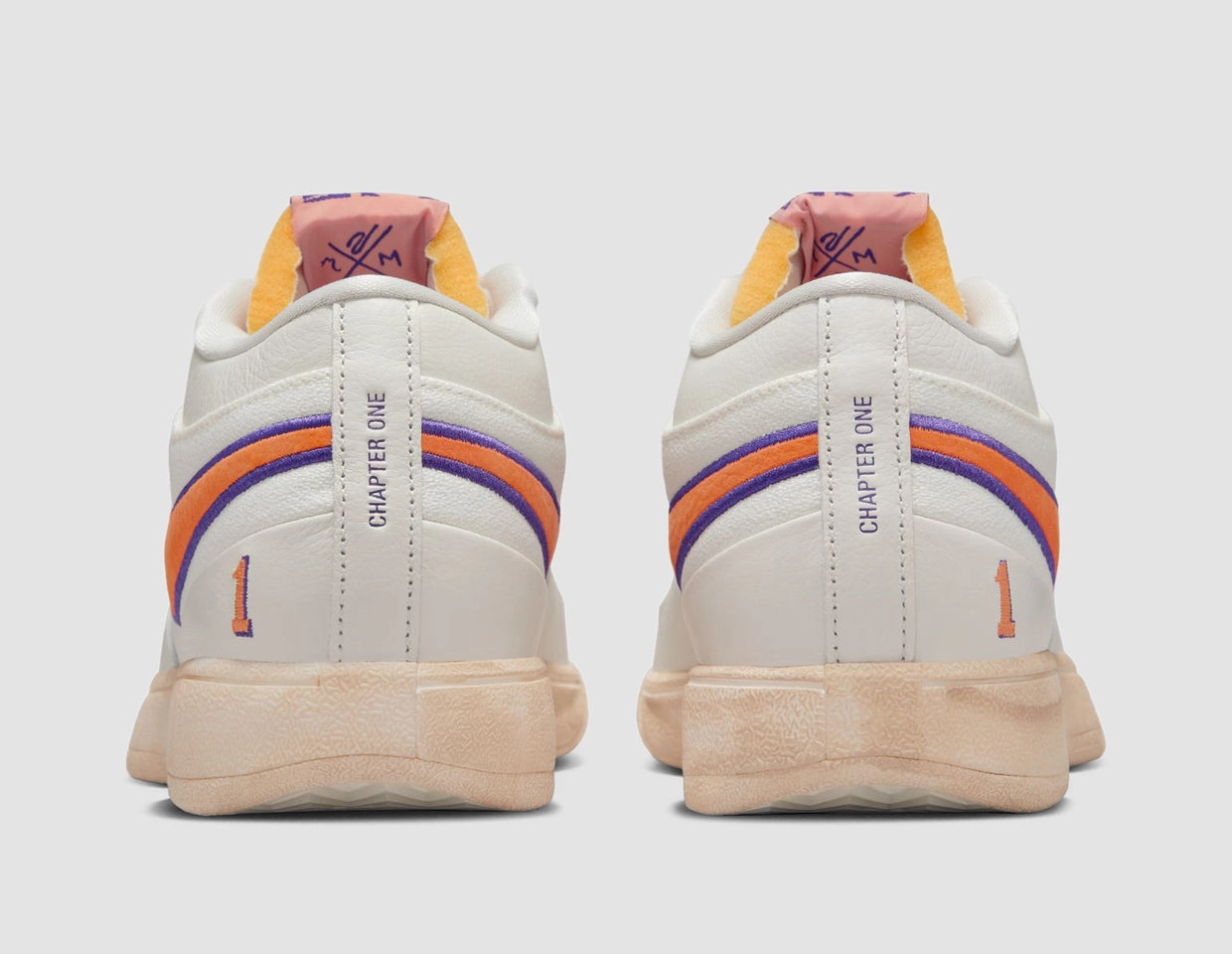 Endurance Stability Nike Book 1 Sail / Clay Orange - Court Purple