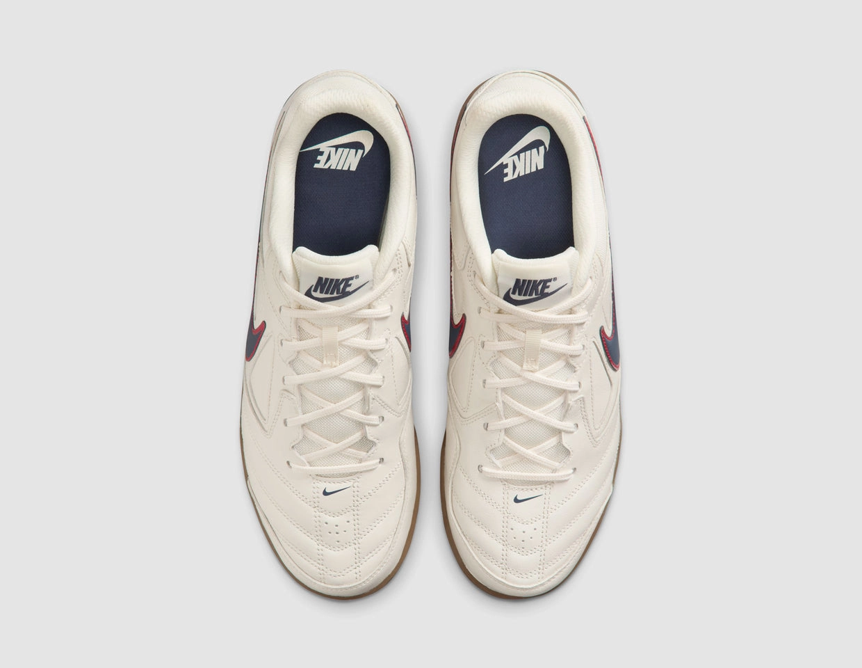 Nike Gato Pale Ivory / Thunder Blue - University Red Waffle Traction Outsole