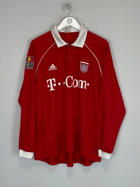 2005/06 BAYERN MUNICH ISMAEL #25 *MATCH ISSUE* L/S HOME SHIRT (L) ADIDAS Mesh Ventilation Zones